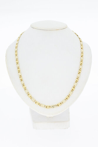 Falkenauge Kette 14 Karat Gold - 50,5 cm