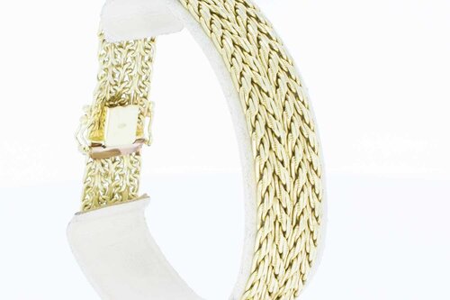 5858 Gold geflochtenes Armband - 19,9 cm
