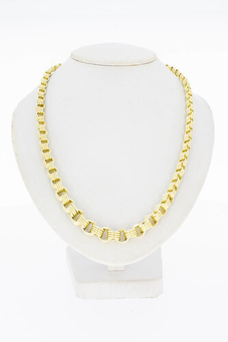 Erbsenkette 14 Karat Gelbgold - 47 cm