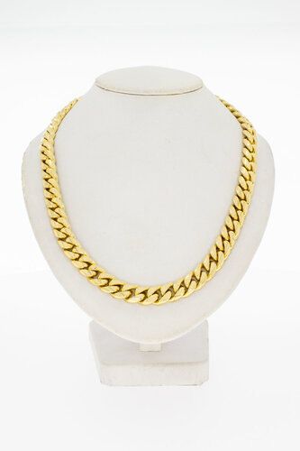 18 Karat Panzer Damen Goldkette - 40 cm