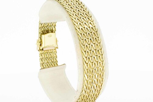 Geflochtenes Armband 585 Gold - 19,1 cm