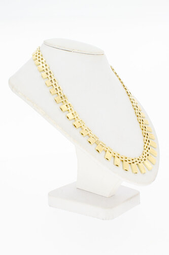 Sonnenstrahlen Collier 585 Gold - 45 cm