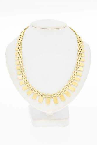 Sonnenstrahlen Collier 585 Gold - 45 cm