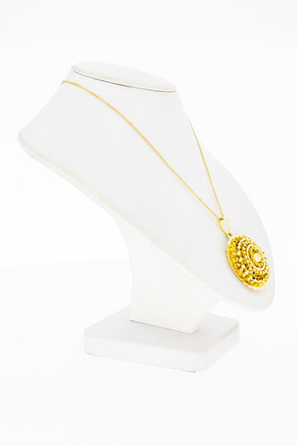 14 Karat Vintage Knoten Gold Anhänger