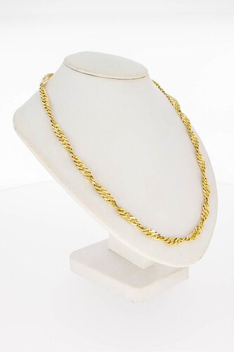 Panzer Collier 14 Karat Gold - 40 cm