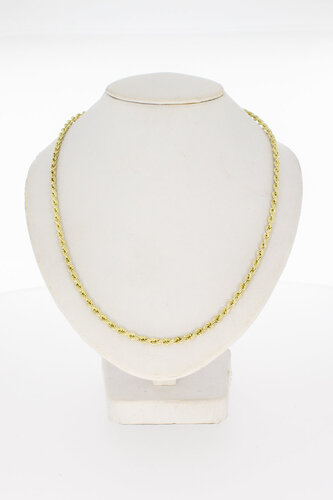 Kordel Halskette 585 Gelbgold- 50 cm