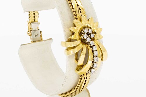 18 Karat Gelb Gold Armband - 18 cm