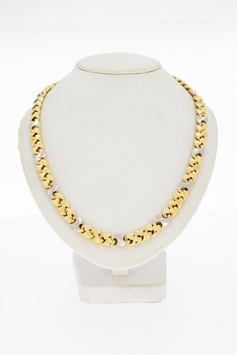 14 Karat Gold Kaffeebohnen Kette - 42