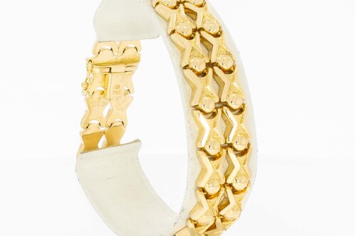 750 Gold vintage armband - 19,4 cm