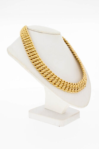 Geflochtene 18 Karat Goldkette - 41,7 cm