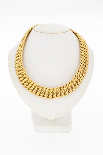 Geflochtene 18 Karat Goldkette - 41,7 cm