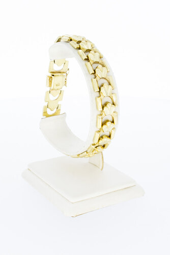 14 Karat Gelbgold Retro armband - 20 cm
