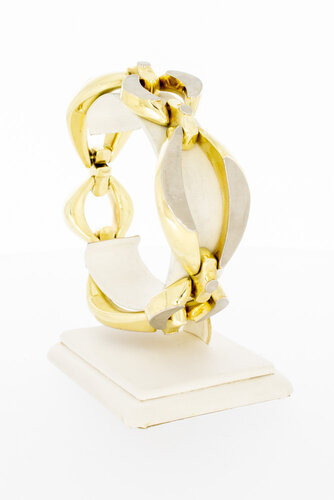 Grobes 14 Karat Gold Armband - 20 cm