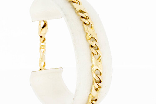 14 Karat Panzer Infinity Armband - 19,5 cm