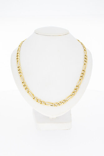 Figaro Gelb Gold Kette 750 - 58,0 cm