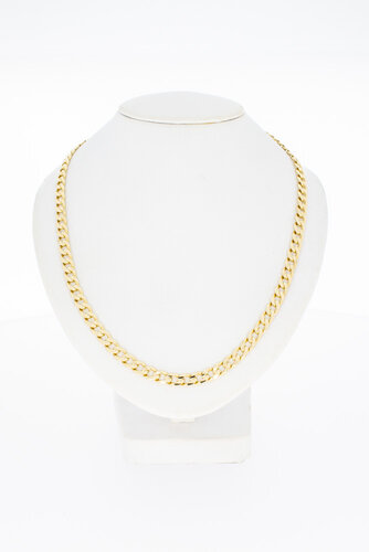 14 Karat Panzer Gelbgold Kette - 48 cm