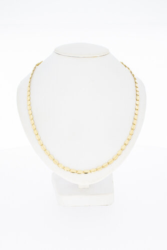 14 Karat Goldreiskorn Halskette - 45,6 cm