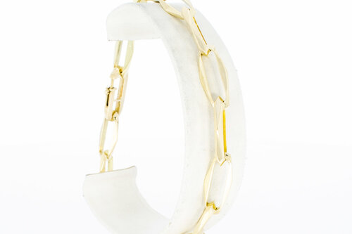 14 Karat Paperclip Armband - 22,1 cm