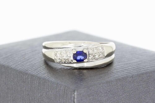 Edelstein Goldring 18 Karat - 18,6 mm