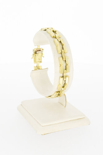 14 Karat Gold Barren Armband - 18,7 mm