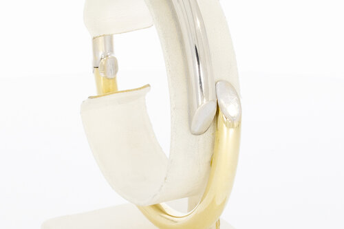 585 bicolor Gold Armreif  61,3 mm x 49,4 mm