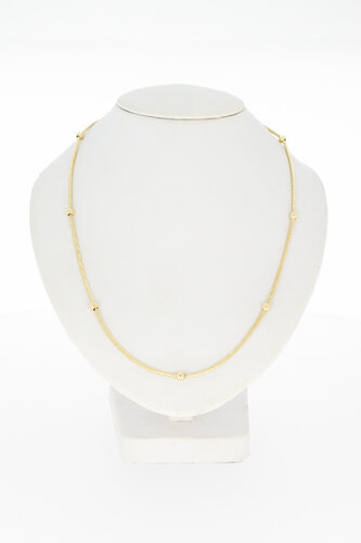 Geflochtenes Kordel Kettchen 585 - 47,5 cm