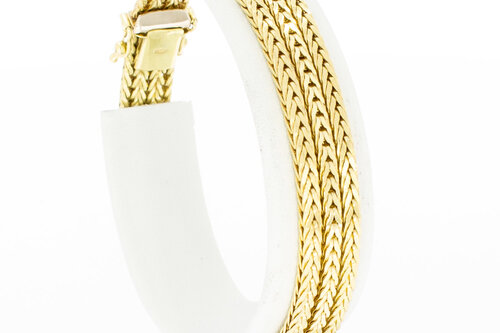 Retro Armband 14 Karat  Gelbgold - 18,5 cm