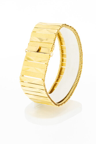 Vintage breite 18 Karat Armband - 19,5 cm