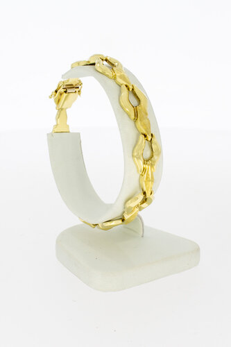 14 Karat Gelbgold Retro Armband - 19 cm