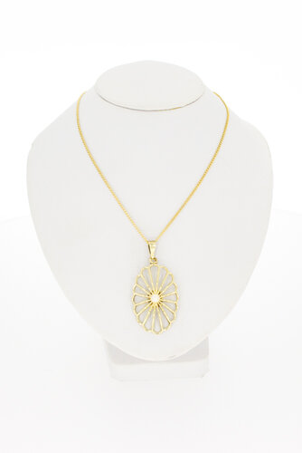 Perlen Anhänger 14 Karat Gelbgold