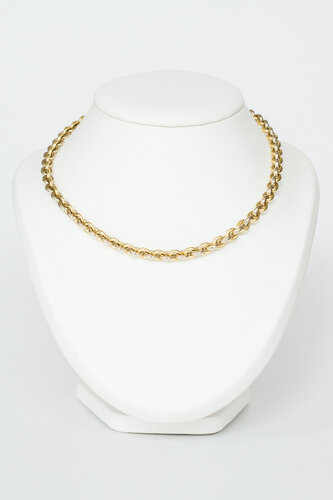 Goldene Erbskette 14 Karat - 46 cm