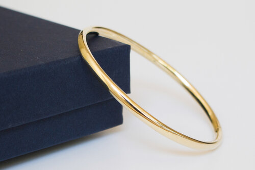 Armreif 14 Karat Gelbgold - 63x55 mm