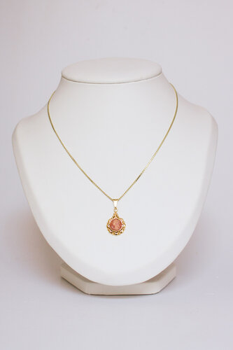 Cameo anhänger 585 Gold - 15 mm