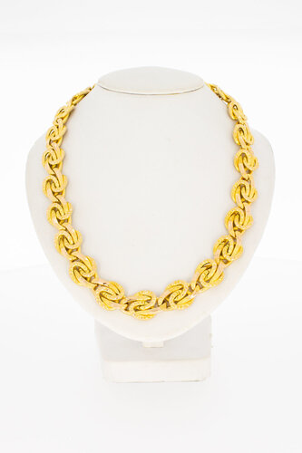 Geflochtene Choker 750 Gold - 41 cm