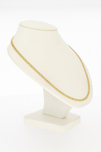 750 Gelbgold Panzerkette - 59,5 cm