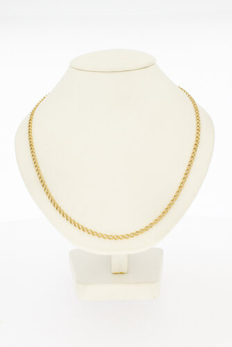 750 Gelbgold Panzerkette - 59,5 cm