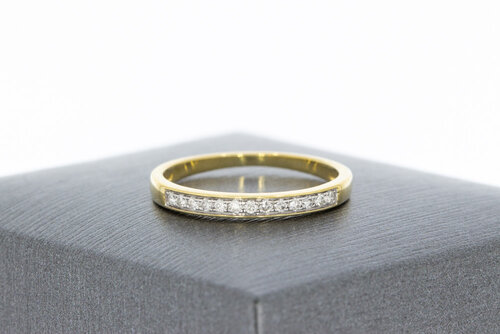 375 goldene Vorsteckring - 15,8 mm