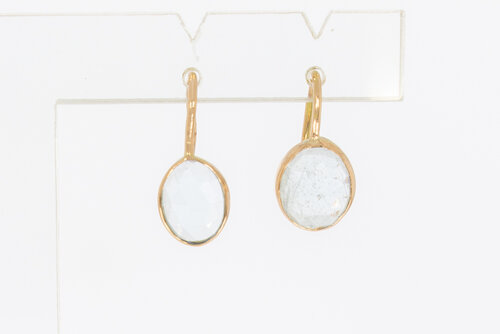 585 Gold Aquamarin Anhänger - 1,9 cm