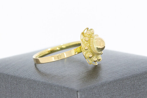 14 Karat Gold Vintage Ring - 17,3 mm