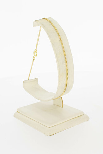 Fußkette 14 Karat Gelbold - 23,1 cm