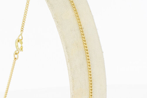 Fußkette 14 Karat Gelbold - 23,1 cm