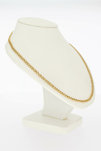 585 Gelbgold Panzer- Kette - 53 cm