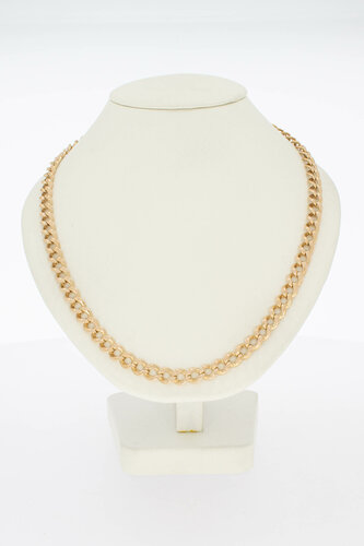 Panzerkette 585 Roségold - 48,5 cm