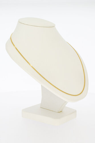 Panzerkette 14 Karat Gold - 46,7 cm