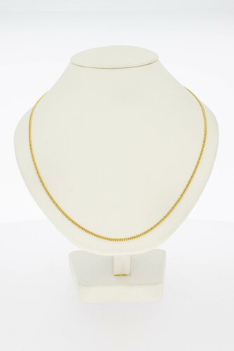 Panzerkette 14 Karat Gold - 46,7 cm