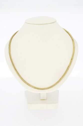Schlangen Collier 585 Gelbgold - 42 cm