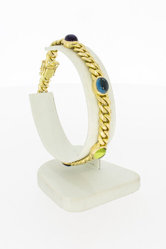 Edelstein Armband 585 Gold - 19,1 cm
