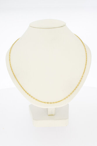 Anker-kette 14 Karat Gelbgold - 53 cm