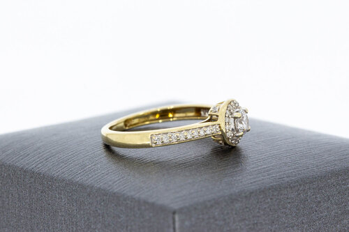 Diamantring 9 Karat Gold - 16,1 mm