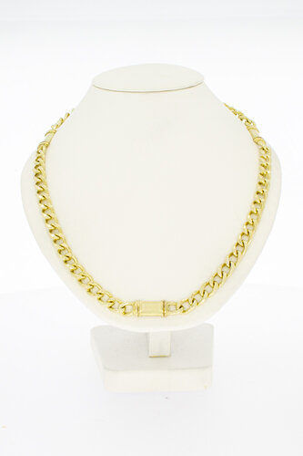 Panzer Halskette 14 Karat Gold - 65,7 cm